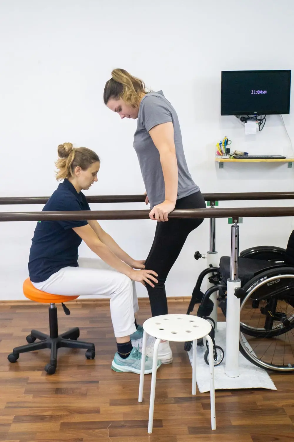 Ivonne bei der Intensivtherapie bei HOME4MOTION