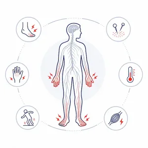 Polyneuropathie - Schemabild