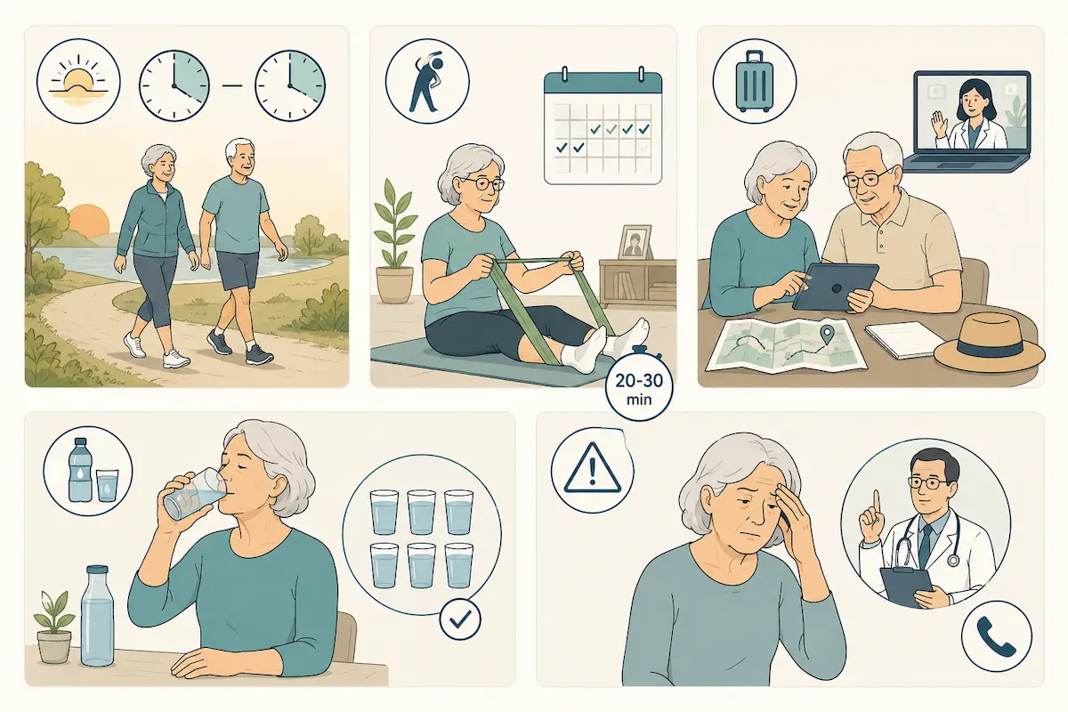 Für Menschen mit Parkinson und MS - Sommer tips
