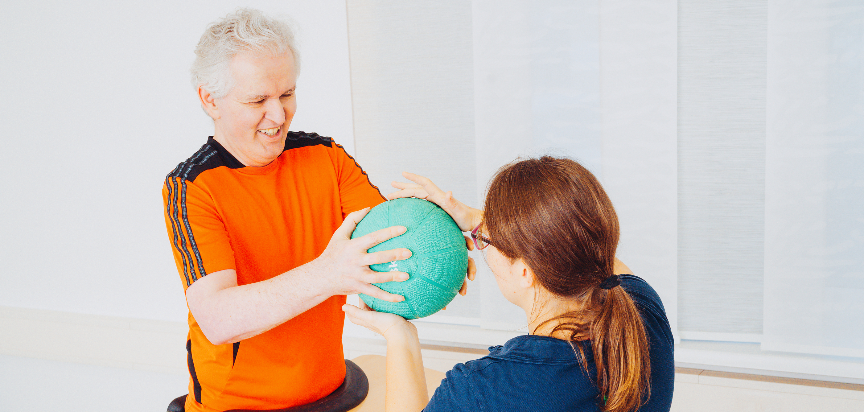 Patient mit dem Ball