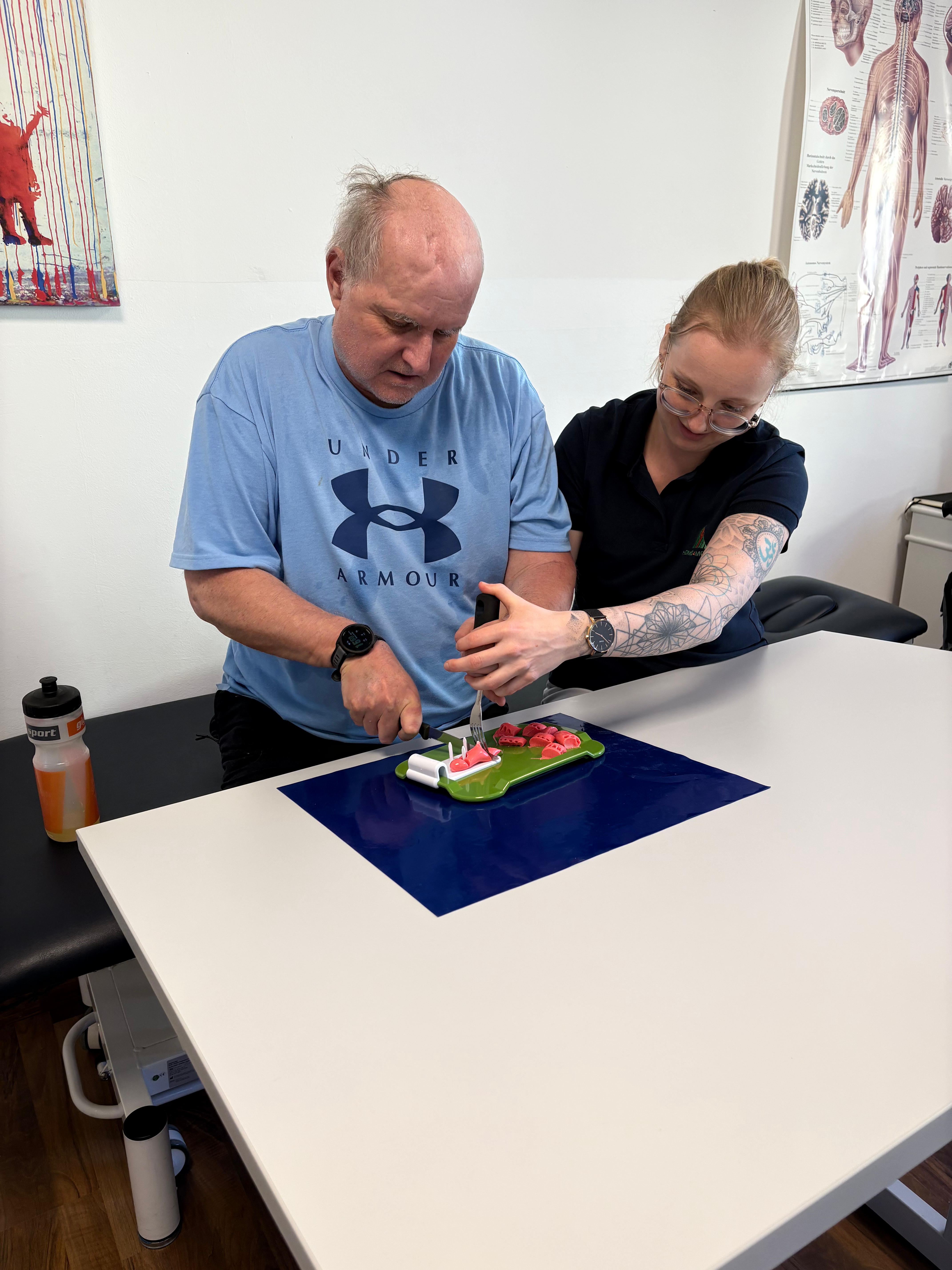Armtraining bei Miriam