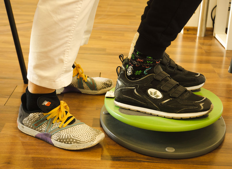 Training mit Pablo sensor - Beine